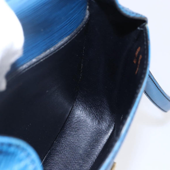 LOUIS VUITTON Epi Saint Cloud PM Shoulder Bag Blue M52195 LV Auth 147347