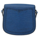 LOUIS VUITTON Epi Saint Cloud PM Shoulder Bag Blue M52195 LV Auth 147347-2