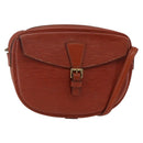 LOUIS VUITTON Epi Jeune Fille MM Shoulder Bag Kenya Brown M52153 LV Auth 147348-1