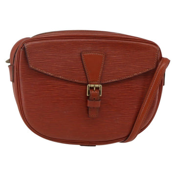 LOUIS VUITTON Epi Jeune Fille MM Shoulder Bag Kenya Brown M52153 LV Auth 147348