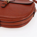 LOUIS VUITTON Epi Jeune Fille MM Shoulder Bag Kenya Brown M52153 LV Auth 147348-14