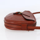 LOUIS VUITTON Epi Jeune Fille MM Shoulder Bag Kenya Brown M52153 LV Auth 147348-4