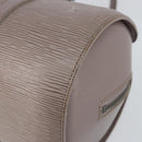 LOUIS VUITTON Epi Soufflot Hand Bag Lilac M5222B LV Auth 147349-9