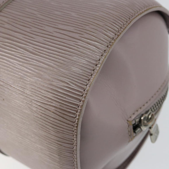 LOUIS VUITTON Epi Soufflot Hand Bag Lilac M5222B LV Auth 147349