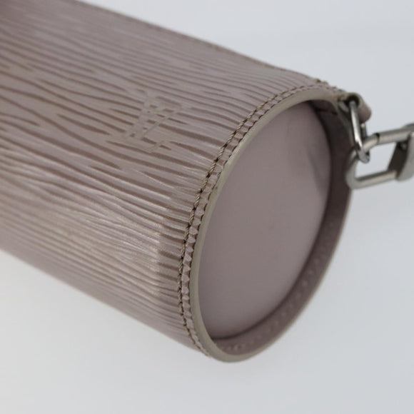 LOUIS VUITTON Epi Soufflot Pouch Lilac LV Auth 147350