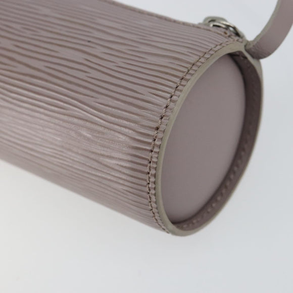 LOUIS VUITTON Epi Soufflot Pouch Lilac LV Auth 147350