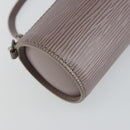 LOUIS VUITTON Epi Soufflot Pouch Lilac LV Auth 147350-16