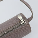 LOUIS VUITTON Epi Soufflot Pouch Lilac LV Auth 147350-10