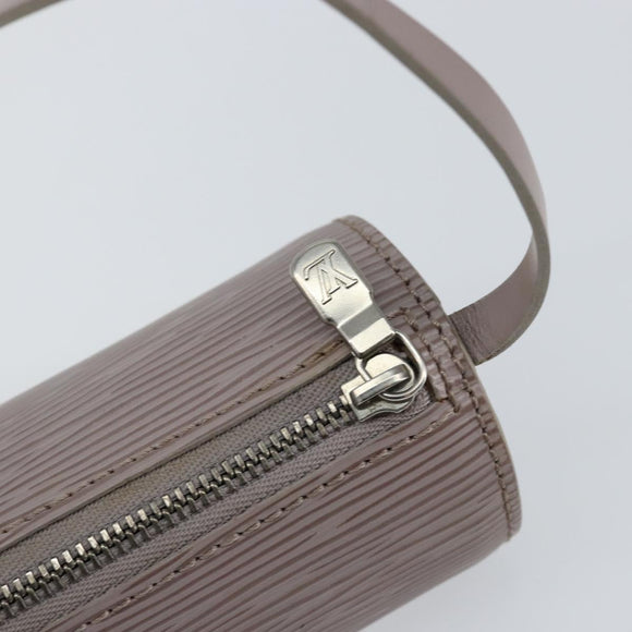 LOUIS VUITTON Epi Soufflot Pouch Lilac LV Auth 147350