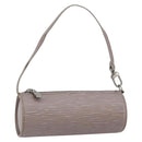 LOUIS VUITTON Epi Soufflot Pouch Lilac LV Auth 147350-1