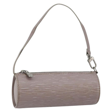 LOUIS VUITTON Epi Soufflot Pouch Lilac LV Auth 147350
