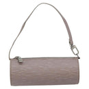 LOUIS VUITTON Epi Soufflot Pouch Lilac LV Auth 147350-13