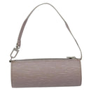 LOUIS VUITTON Epi Soufflot Pouch Lilac LV Auth 147350-2