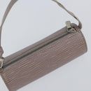 LOUIS VUITTON Epi Soufflot Pouch Lilac LV Auth 147350-6