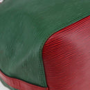 LOUIS VUITTON Epi Petit Noe Shoulder Bag By color Green Red M44147 Auth 147351-14