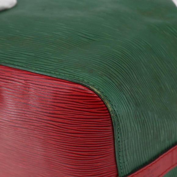 LOUIS VUITTON Epi Petit Noe Shoulder Bag By color Green Red M44147 Auth 147351