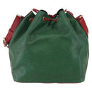 LOUIS VUITTON Epi Petit Noe Shoulder Bag By color Green Red M44147 Auth 147351-2