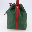 LOUIS VUITTON Epi Petit Noe Shoulder Bag By color Green Red M44147 Auth 147351-4