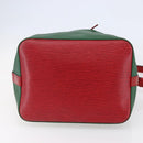 LOUIS VUITTON Epi Petit Noe Shoulder Bag By color Green Red M44147 Auth 147351-5