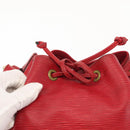 LOUIS VUITTON Epi Petit Noe Shoulder Bag Red M44107 LV Auth 147352-10