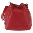 LOUIS VUITTON Epi Petit Noe Shoulder Bag Red M44107 LV Auth 147352-13