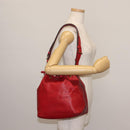 LOUIS VUITTON Epi Petit Noe Shoulder Bag Red M44107 LV Auth 147352-20