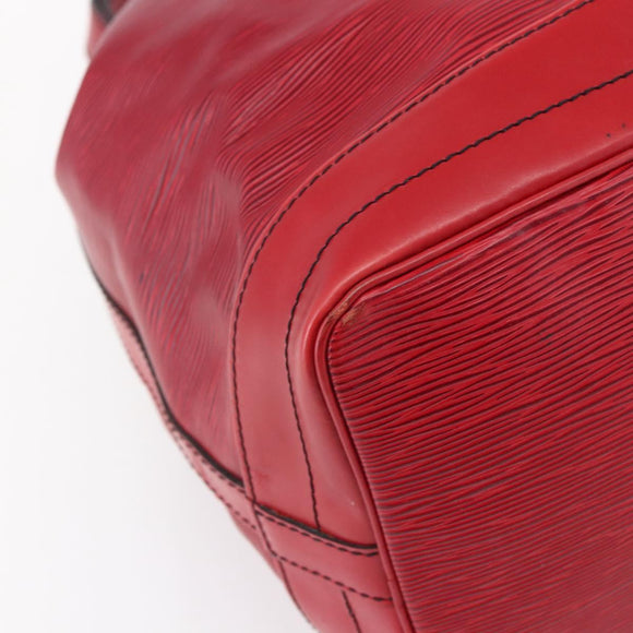 LOUIS VUITTON Epi Noe Shoulder Bag Red M44007 LV Auth 147353