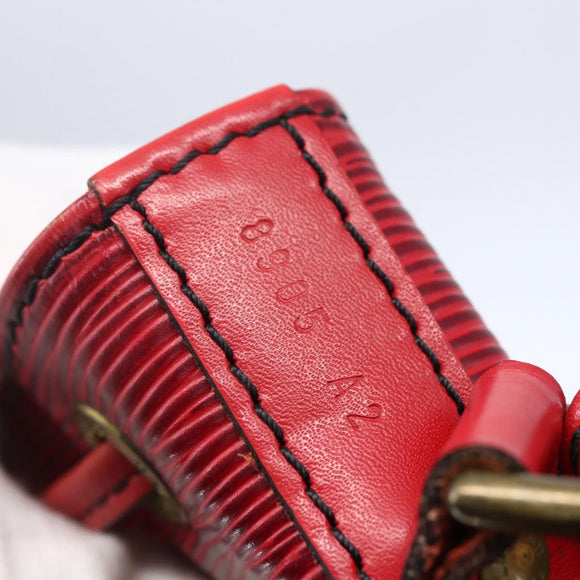 LOUIS VUITTON Epi Noe Shoulder Bag Red M44007 LV Auth 147353