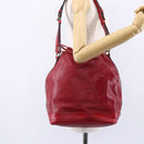 LOUIS VUITTON Epi Noe Shoulder Bag Red M44007 LV Auth 147353-21
