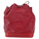 LOUIS VUITTON Epi Noe Shoulder Bag Red M44007 LV Auth 147353-2
