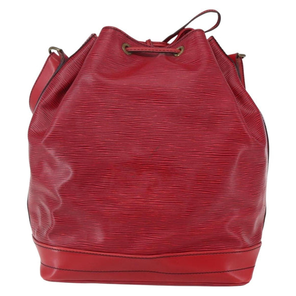 LOUIS VUITTON Epi Noe Shoulder Bag Red M44007 LV Auth 147353
