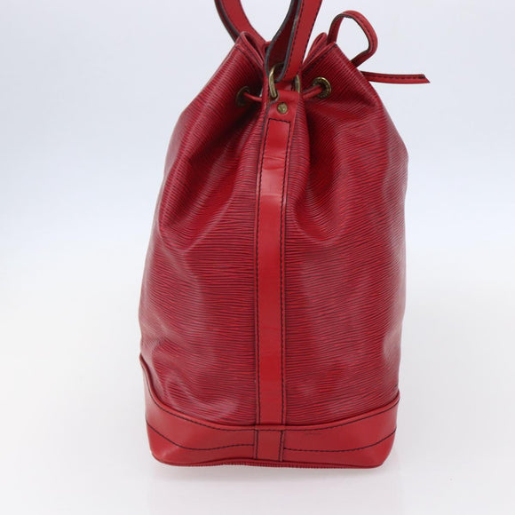 LOUIS VUITTON Epi Noe Shoulder Bag Red M44007 LV Auth 147353