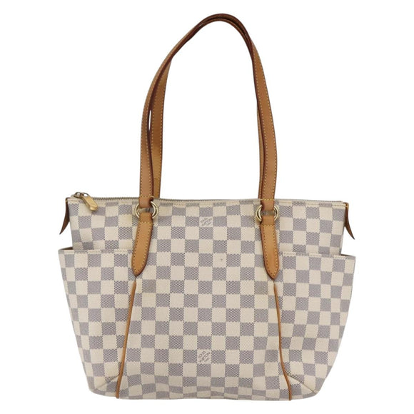 LOUIS VUITTON Damier Azur Totally PM Tote Bag N41280 LV Auth 147355