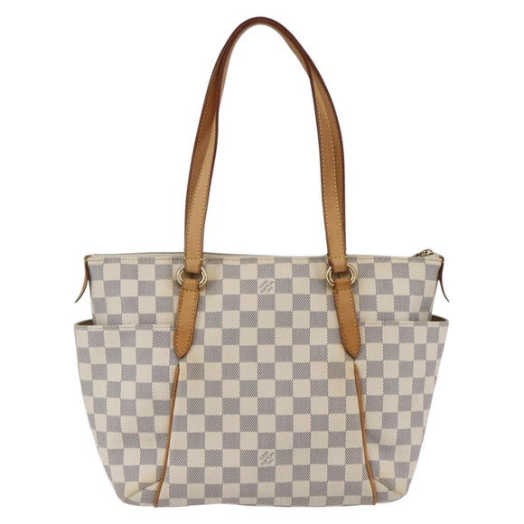 LOUIS VUITTON Damier Azur Totally PM Tote Bag N41280 LV Auth 147355