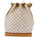 LOUIS VUITTON Damier Azur Noe Shoulder Bag N42222 LV Auth 147357-2