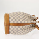 LOUIS VUITTON Damier Azur Noe Shoulder Bag N42222 LV Auth 147357-3