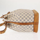 LOUIS VUITTON Damier Azur Noe Shoulder Bag N42222 LV Auth 147357-4