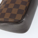 LOUIS VUITTON Damier Ebene Trousse Makeup Pouch N51982 LV Auth 147358-14