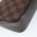 LOUIS VUITTON Damier Ebene Trousse Makeup Pouch N51982 LV Auth 147358-16