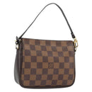 LOUIS VUITTON Damier Ebene Trousse Makeup Pouch N51982 LV Auth 147358-1