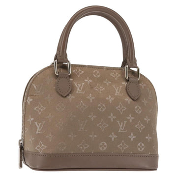 LOUIS VUITTON Monogram Satin Little Alma Hand Bag Gray M92147 LV Auth 147360
