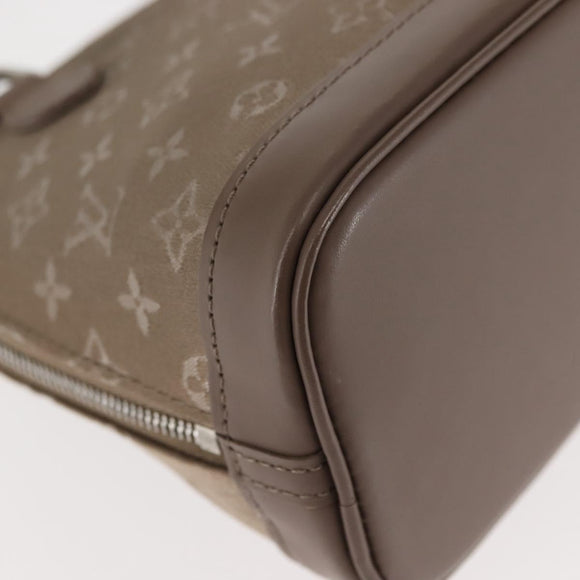LOUIS VUITTON Monogram Satin Little Alma Hand Bag Gray M92147 LV Auth 147360