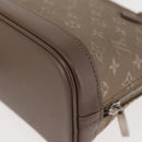 LOUIS VUITTON Monogram Satin Little Alma Hand Bag Gray M92147 LV Auth 147360-16