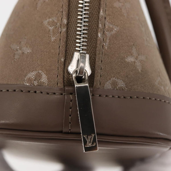 LOUIS VUITTON Monogram Satin Little Alma Hand Bag Gray M92147 LV Auth 147360