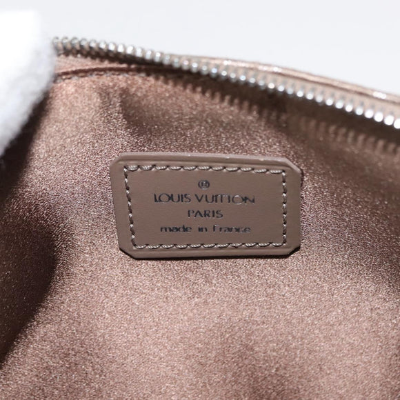 LOUIS VUITTON Monogram Satin Little Alma Hand Bag Gray M92147 LV Auth 147360