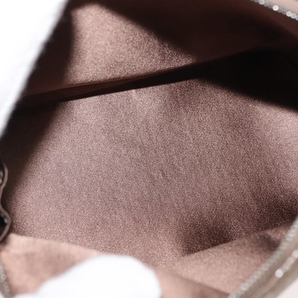 LOUIS VUITTON Monogram Satin Little Alma Hand Bag Gray M92147 LV Auth 147360