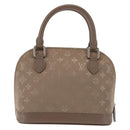 LOUIS VUITTON Monogram Satin Little Alma Hand Bag Gray M92147 LV Auth 147360-2