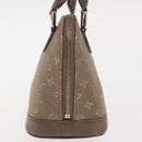 LOUIS VUITTON Monogram Satin Little Alma Hand Bag Gray M92147 LV Auth 147360-3