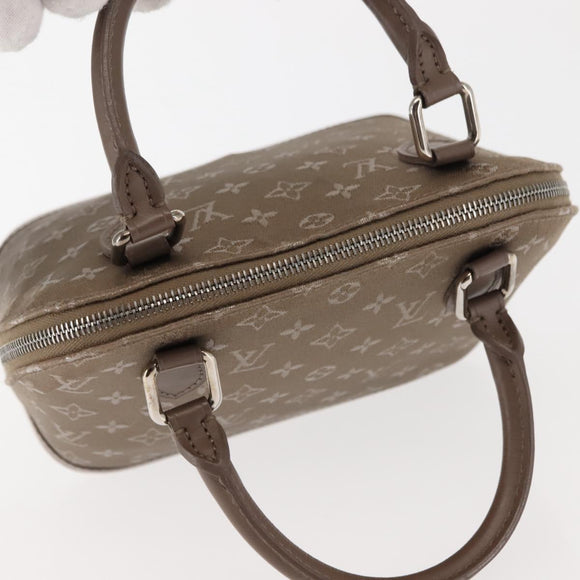 LOUIS VUITTON Monogram Satin Little Alma Hand Bag Gray M92147 LV Auth 147360
