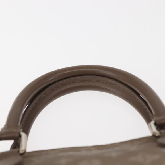 LOUIS VUITTON Monogram Satin Little Alma Hand Bag Gray M92147 LV Auth 147360